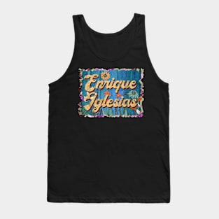 Retro Enrique Name Flowers Limited Edition Proud Classic Styles Tank Top